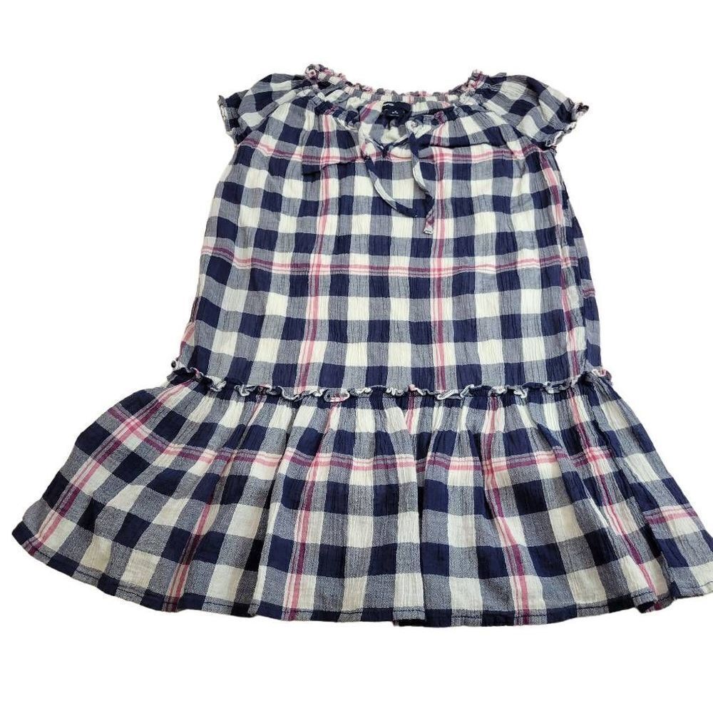 Gap Kids plaid dress S6/7